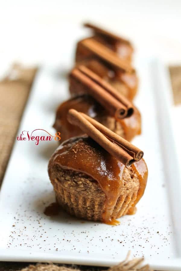 Sweet Potato Cinnamon Muffins with Sweet Potato Caramel (Gluten-Free)