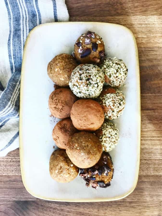 Tahini Cardamom Protein Balls