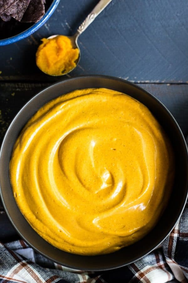 The Best Vegan Cheese Sauce with Pumpkin