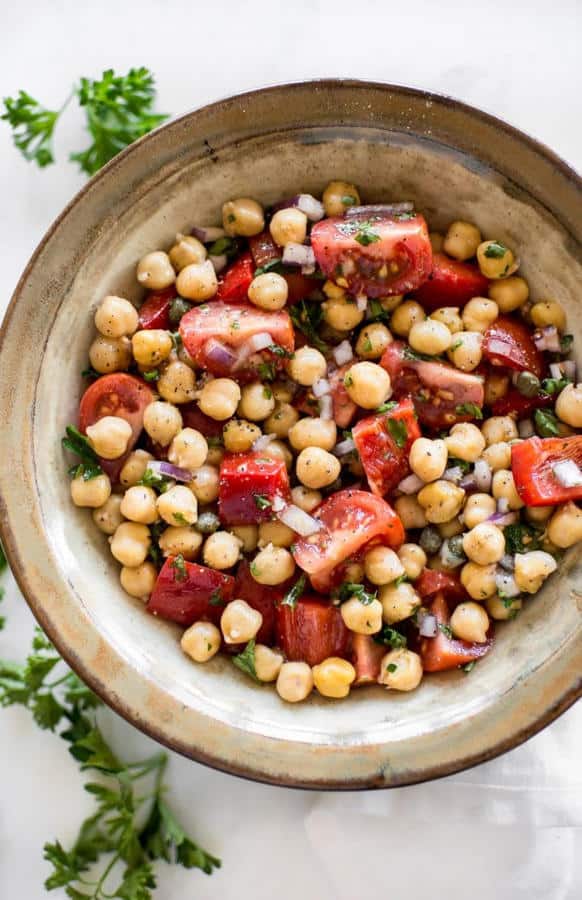 Tomato Chickpea Salad Recipe