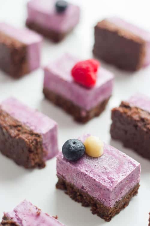 Triple Berry and Chocolate Slice