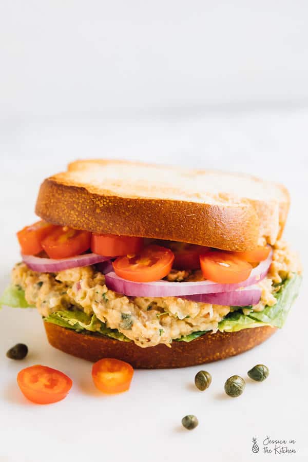Vegan Chickpea "Tuna" Sandwich