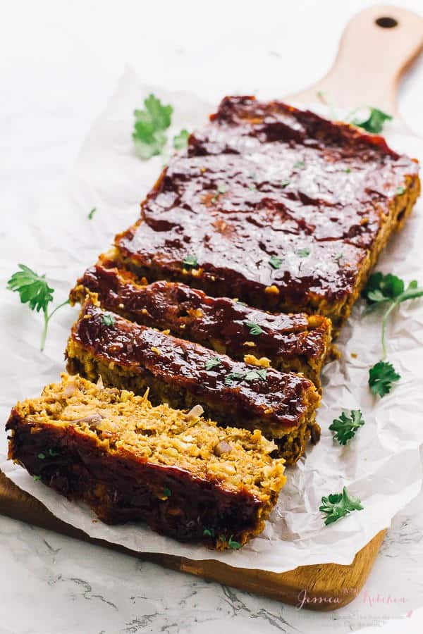 Vegan Meatloaf (Chickpeas and Lentils)