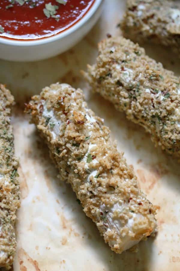 Vegan "Mozzarella" Sticks (Gluten-Free)