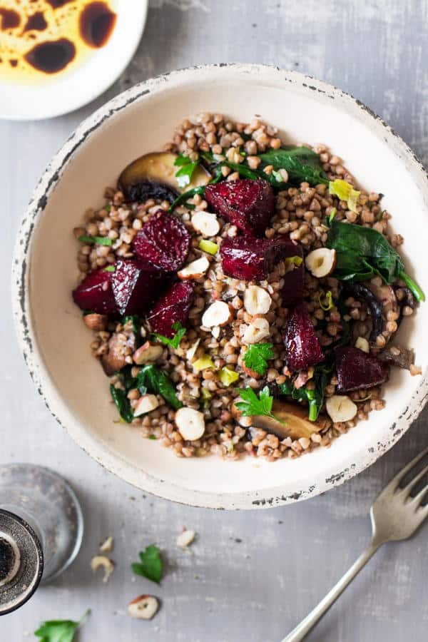 Warm Buckwheat and Beetroot Salad