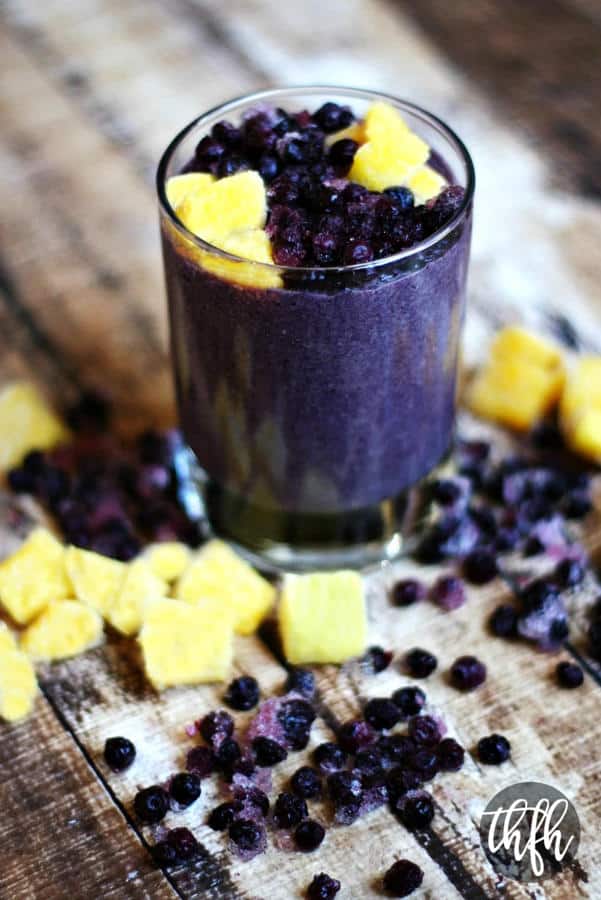 Wild Blueberry and Mango Protein Smoothie