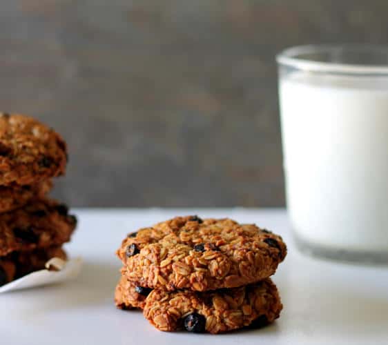 Wild Blueberry Oatmeal Cookies (Gluten-Free)