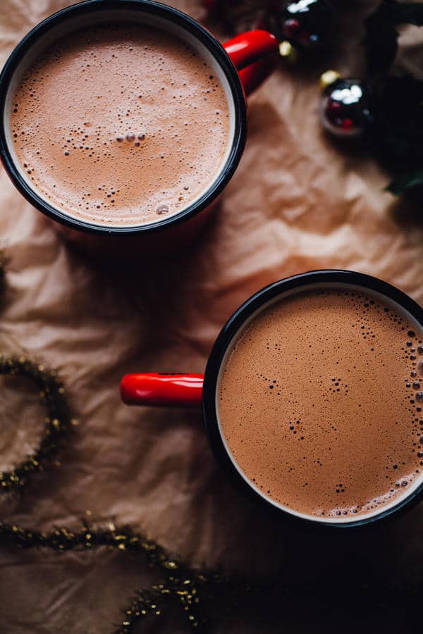 10-Minute Cashew Maca Hot Chocolate
