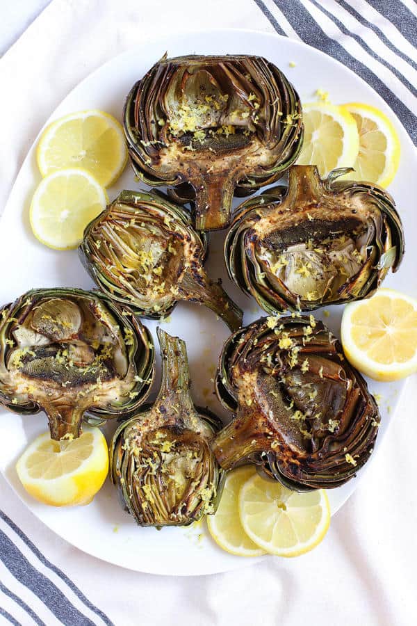 15-Minute Lemony Grilled Artichokes