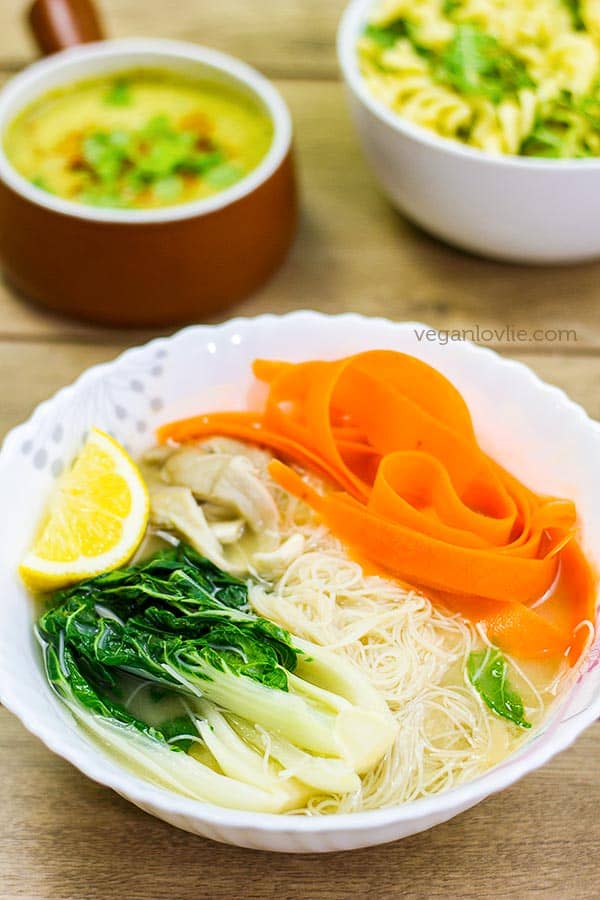 15-Minute One Pot Peanut Butter Miso Noodle Soup