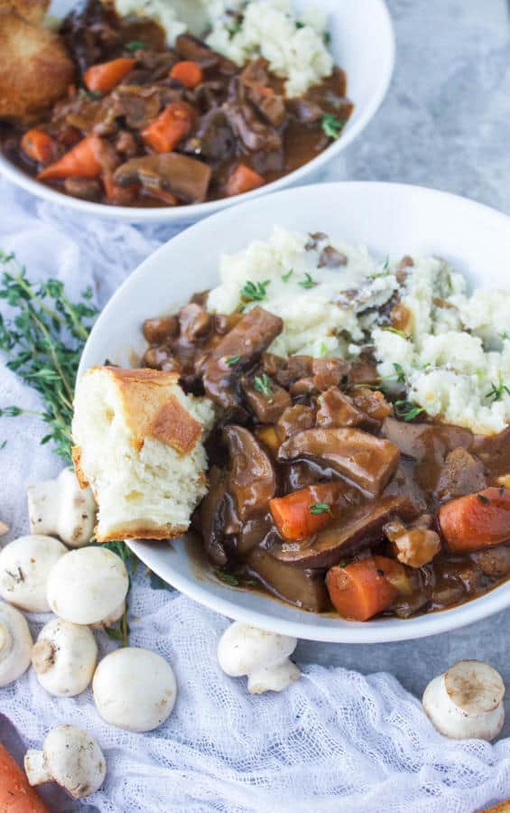 30-Minute Portobello Mushroom Bourguignon