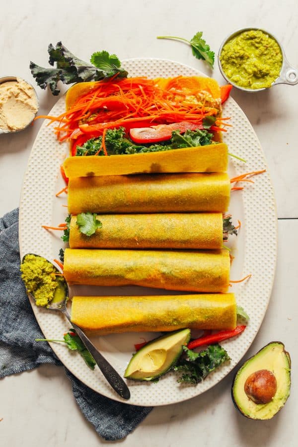 5-Minute Veggie Coconut Wraps