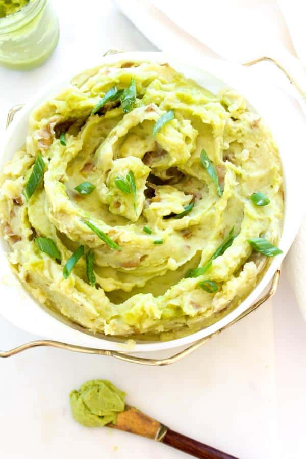 Avocado Butter Mashed Potatoes