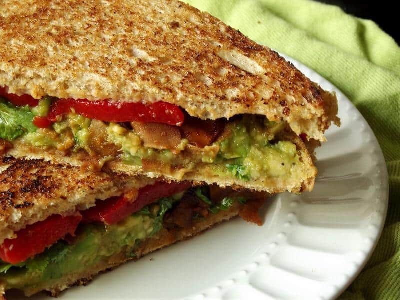 Avocado Melt with Coconut Bacon