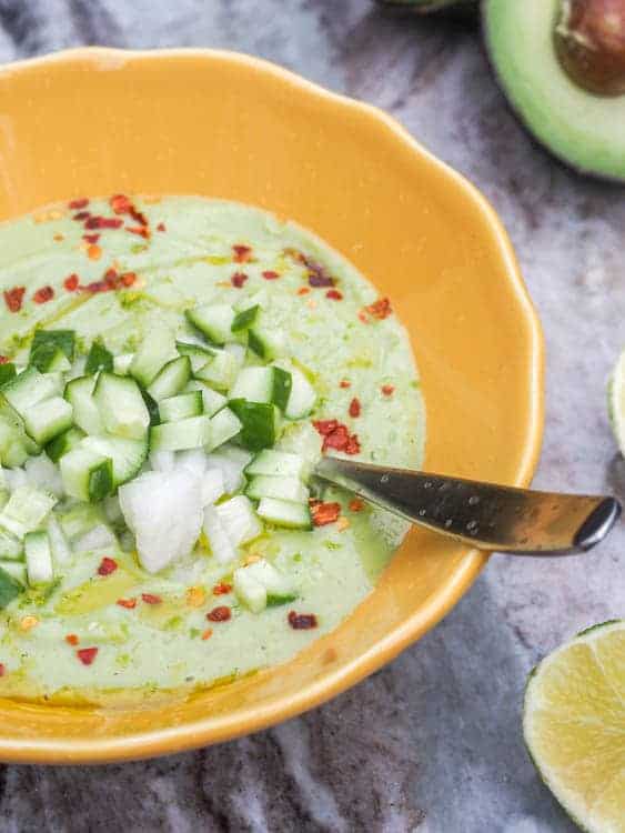 Avocado Soup Chilled