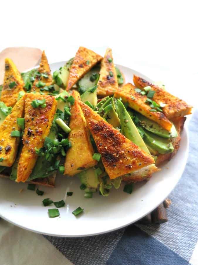 Avocado Tofu Toast