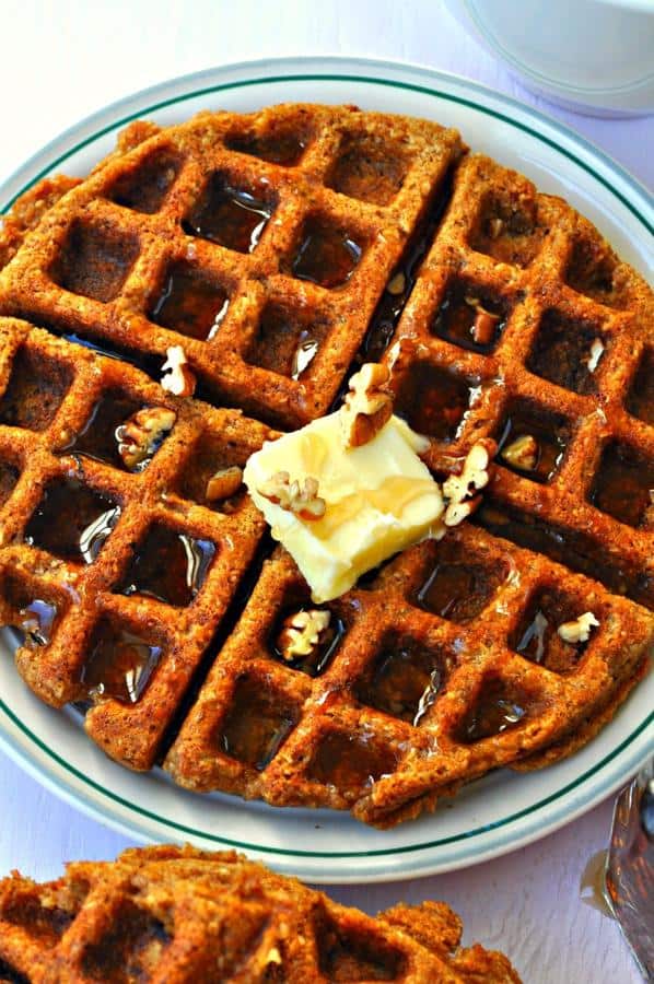 Banana Bread Waffles