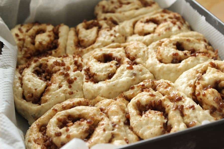 Banana Date Cinnamon Rolls