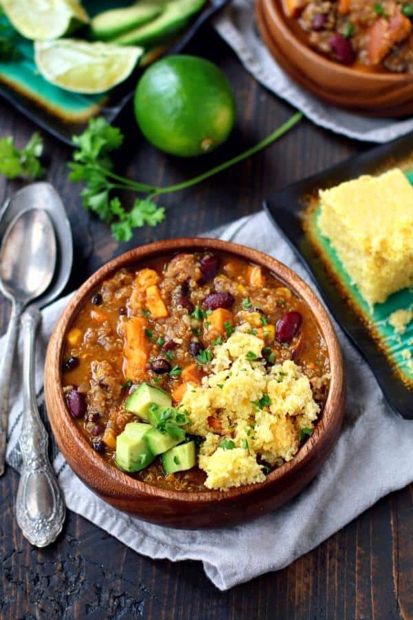 Best Ever Vegan Quinoa Chili