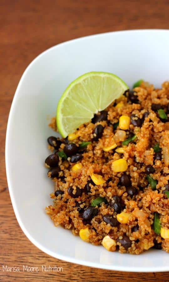 Black Bean Fried Quinoa