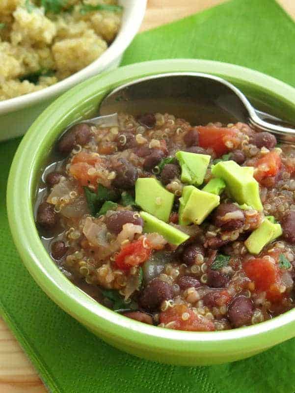 Black Bean Quinoa Soup