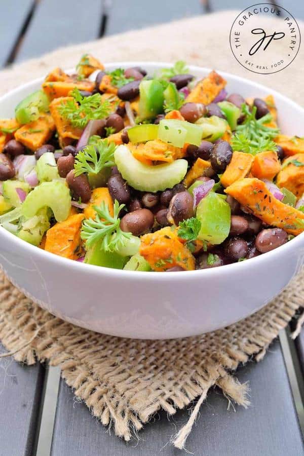 Black Bean Roasted Sweet Potato Salad