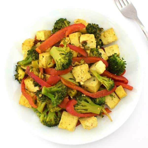 Broccoli, Red Pepper and Tofu Stir-Fry