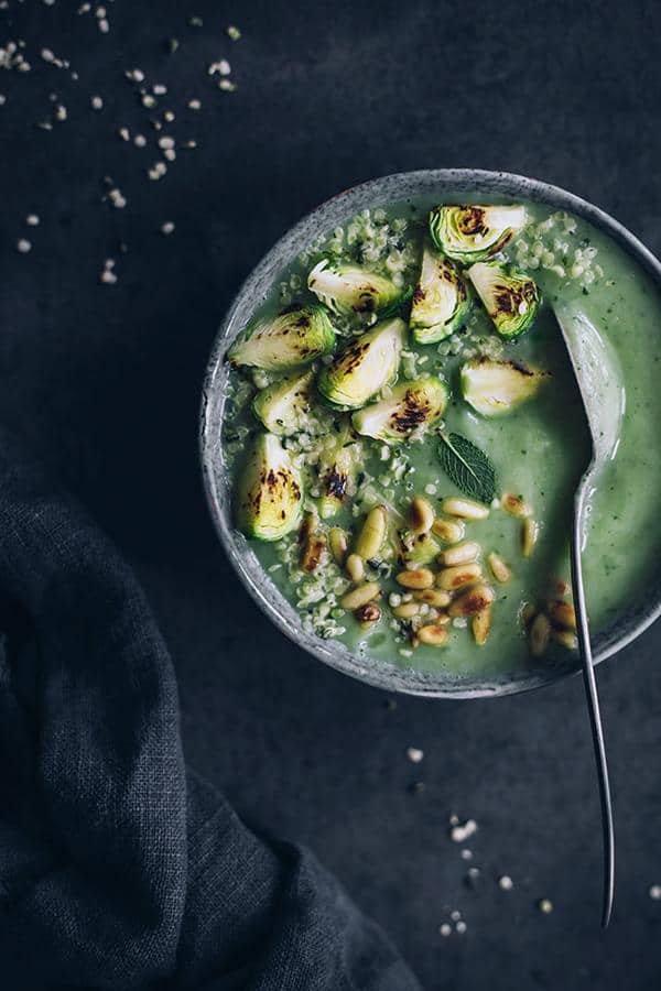 Brussel Sprouts Soup for a Gentle Ayurvedic Detox
