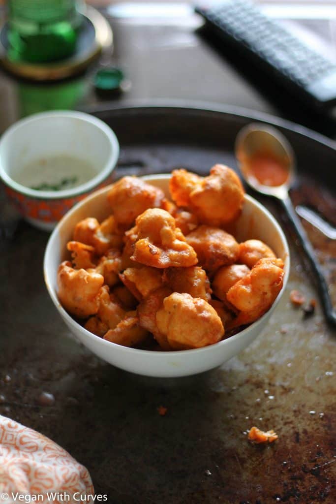 Buffalo Cauliflower Bites