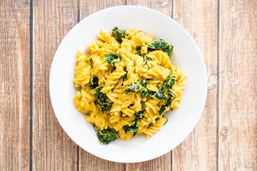Butternut Squash Mac and Cheese with Kale