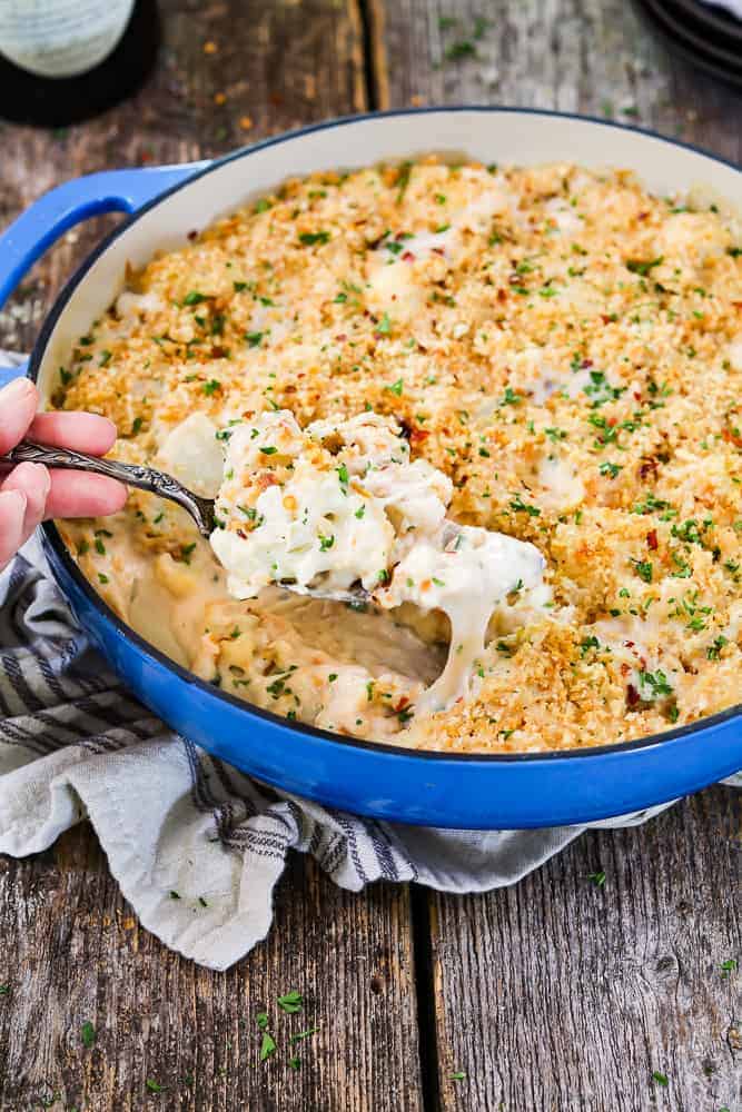 Cheesy Cauliflower Casserole