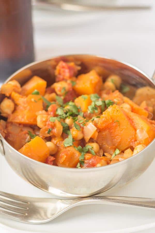 Chickpea and Butternut Squash Curry