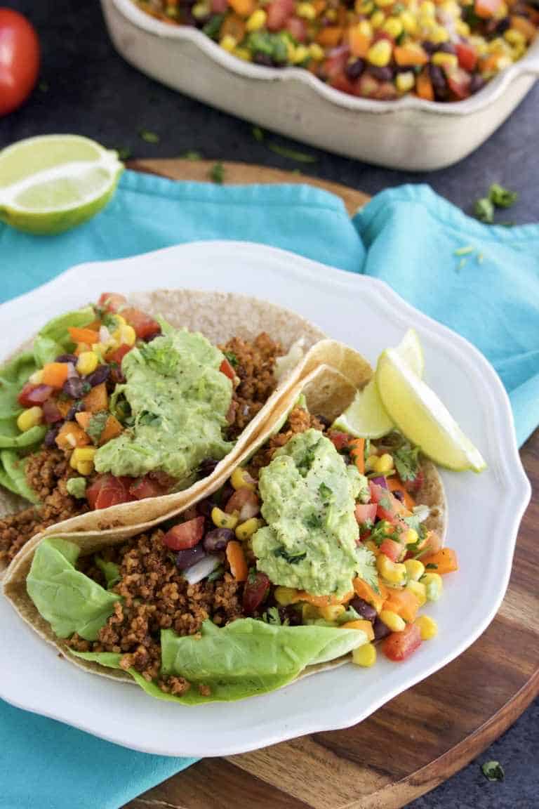 Chipotle Walnut Quinoa Vegan Taco Meat