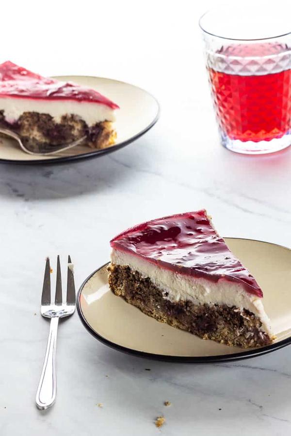 Chocolate Cherry Cheesecake