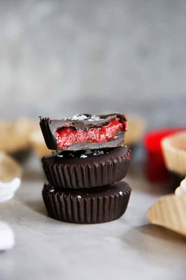 Chocolate Ganache Strawberry Cups (Gluten-Free)