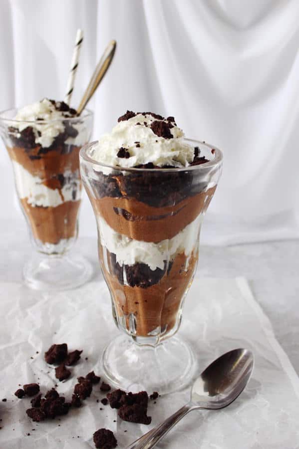 Chocolate Satin Pie Parfaits