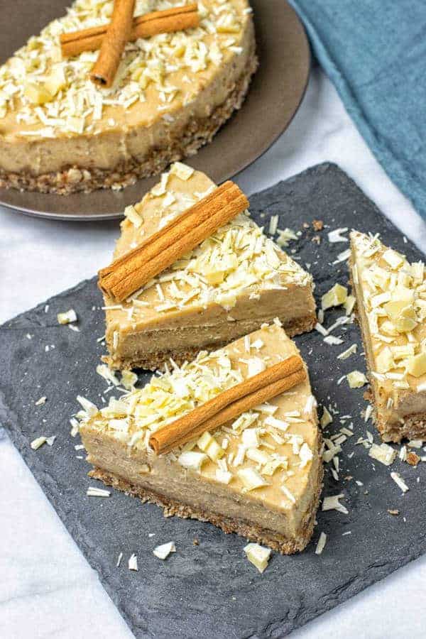 Cinnamon White Chocolate Cheesecake