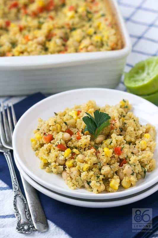 Corn Chowder Quinoa Casserole