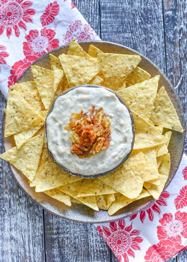 Creamy Onion Garlic Dip