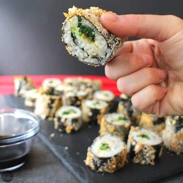 Crunchy Air Fryer Sushi Roll