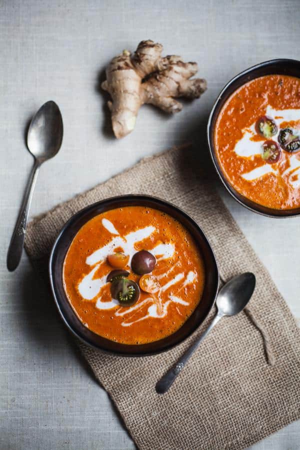 Curry Red Pepper and Tomato Soup