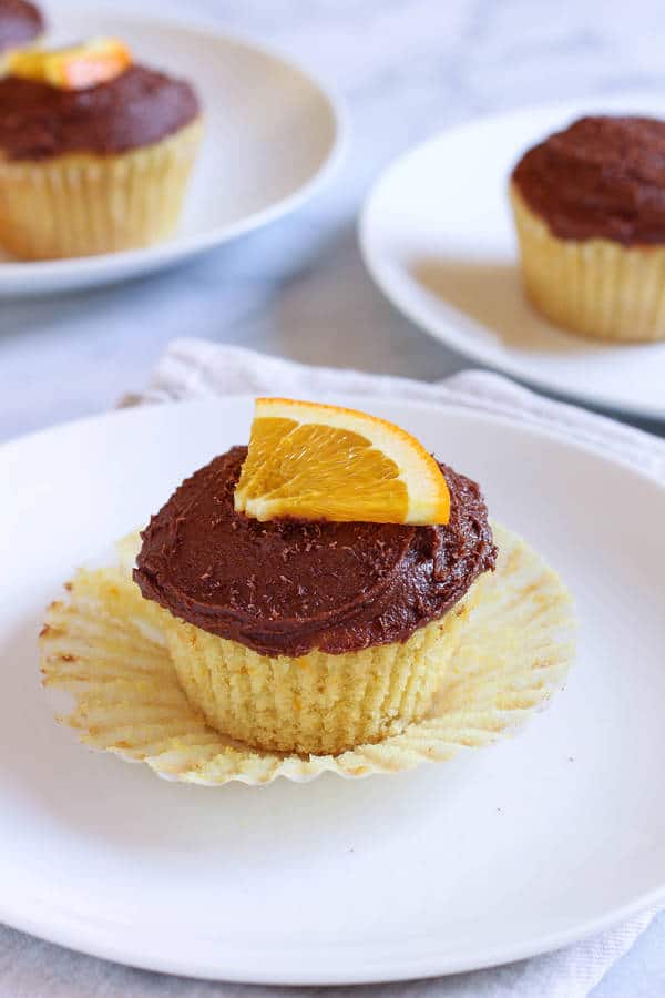 Dark Chocolate Orange Cupcakes