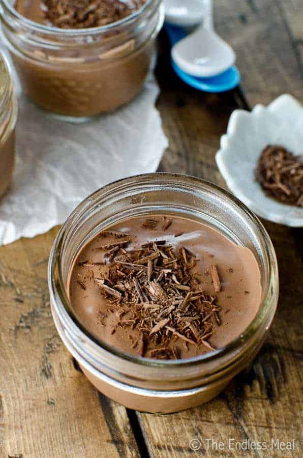 Dark Chocolate Vegan Pot De Creme (Gluten-Free)