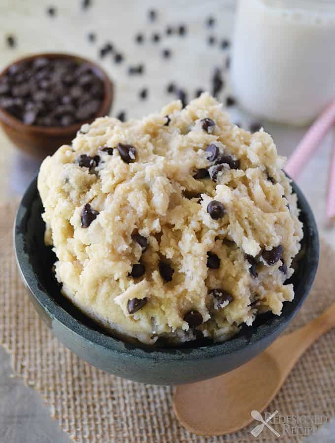 Edible Chocolate Chip Cookie Dough