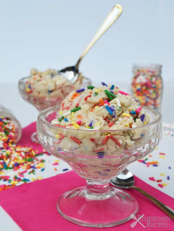 Edible Funfetti Cookie Dough (Gluten-Free)