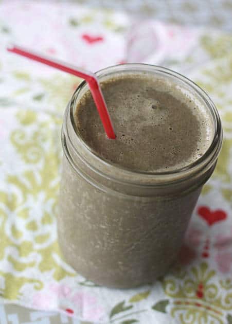 Green Chocolate Banana Smoothie