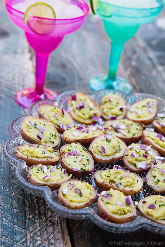 Guacamole Potato Skins