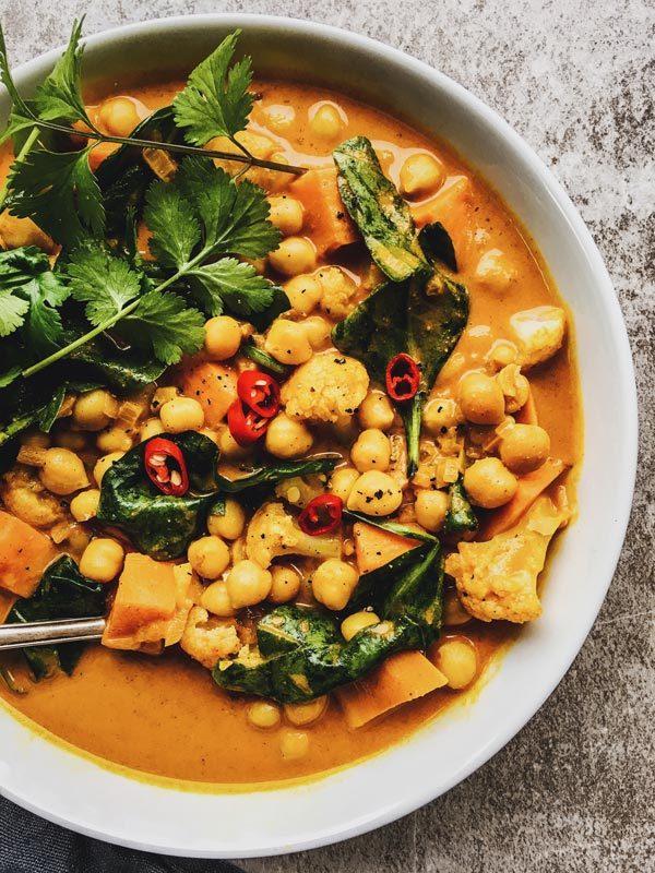 Healing Turmeric Chickpea Curry