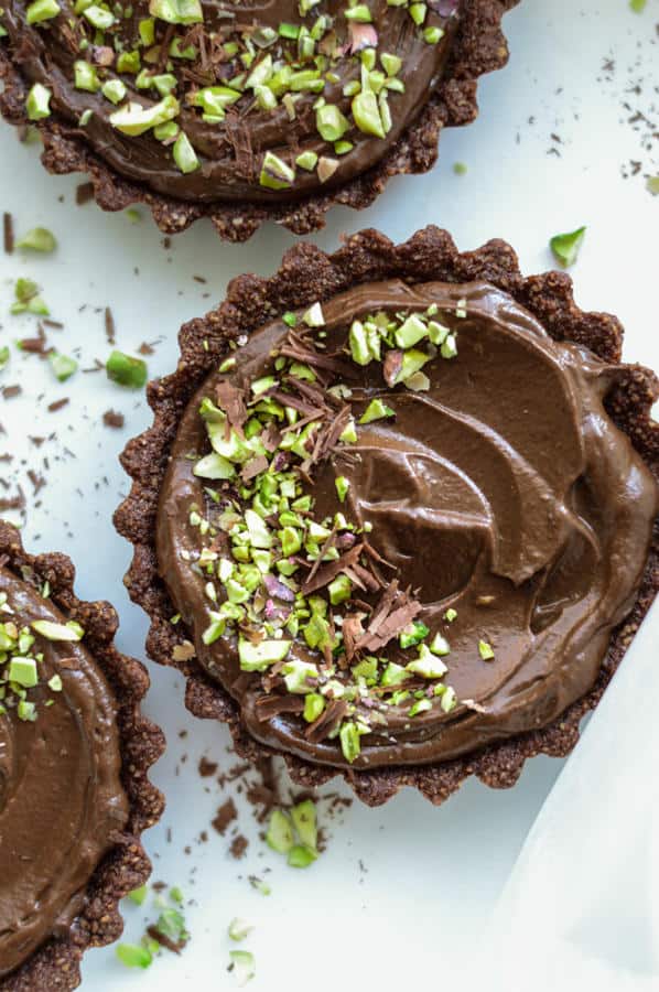 Healthy Chocolate Tarts