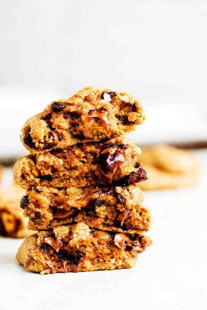 Healthy Whole Wheat Chocolate Chip Cookies